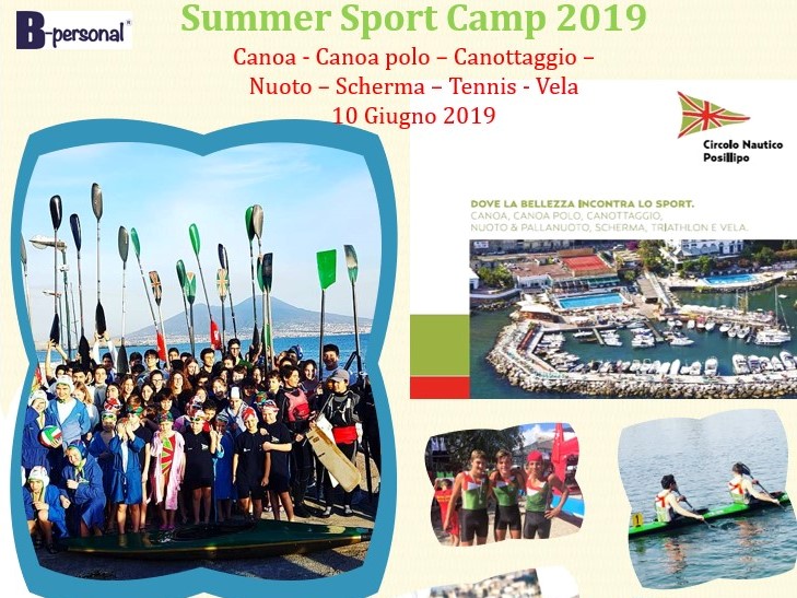 Summer Sport Camp 2019 Campus Estivo Posillipo Head