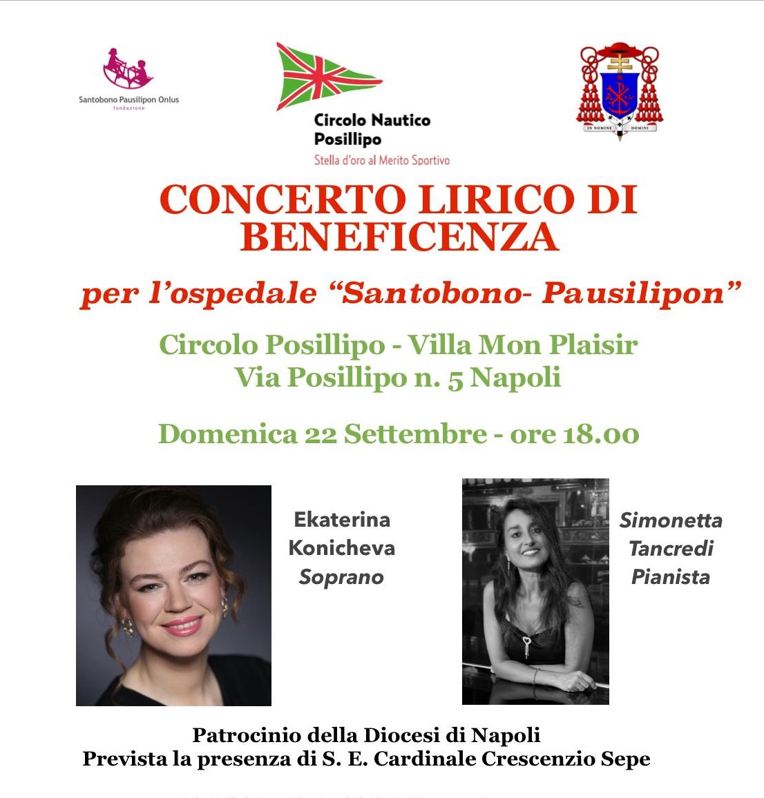 Concerto Lirico beneficenza Santobono-Pausillipon-Head