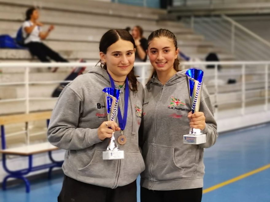 Giulia Rosiello e Erica Ragone U20 e U17 Casagiove 2 ott 2022