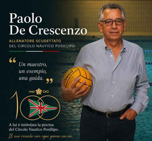 NOVE ANNI DALLA SCOMPARSA DI PAOLO DE CRESCENZO, IL RICORDO DEL POSILLIPO
