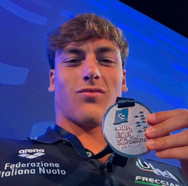 PALLANUOTO, LUCA IZZO BRONZO AGLI EUROPEI UNDER 20