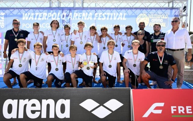 PALLANUOTO UNDER 14, BATTUTA LA LAZIO, CONQUISTATO IL TERZO POSTO AI CAMPIONATI ITALIANI
