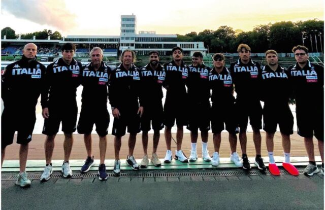 CAMPIONI DEL MONDO CON LA NAZIONALE DI CANOA POLO