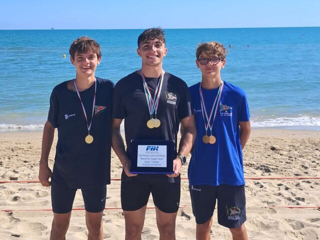 NUOTO SALVAMENTO, SEI MEDAGLIE AL TROFEO NAZIONALE CITTÀ DI SIVI MARINA