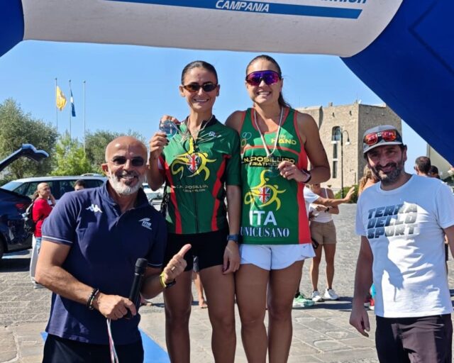 TRIATHLON SPRINT, OTTIME PRESTAZIONI E PODI PER GLI ATLETI DEL CIRCOLO NAUTICO POSILLIPO AD ACCIAROLI