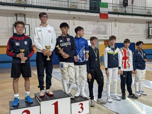 SCHERMA, FRANCESCO MARIA CHIUMMARIELLO SI AGGIUDICA LA PRIMA PROVA REGIONALE DI QUALIFICAZIONE UNDER 17