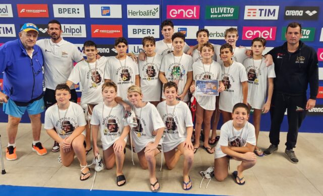 LA FORMAZIONE UNDER 14 DI PALLANUOTO VINCE IL TORNEO “BUD SPENCER”